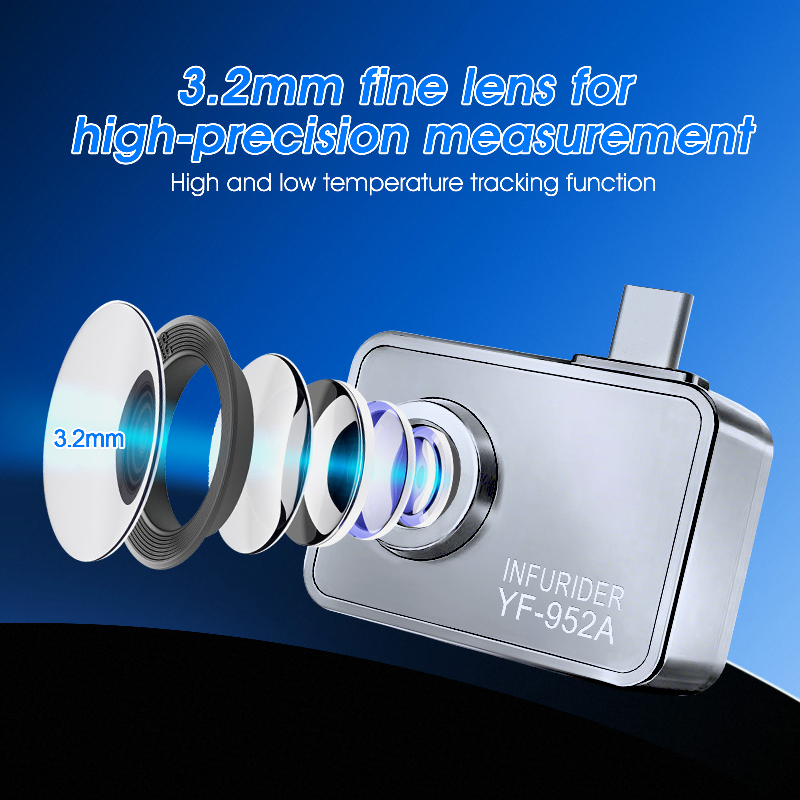 Type-C Thermal Imager 256x192  - Thermal Imaging Camera 256X192 评论和价格