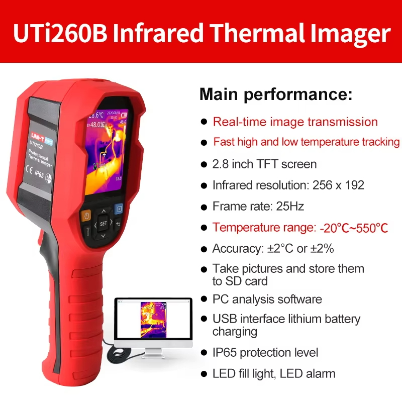 UNI-T Infrared Thermal Camera  - Thermal Imaging Camera 256X192 评论和价格